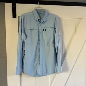 Under Armour Sky Blue Long Sleeve Shirt
